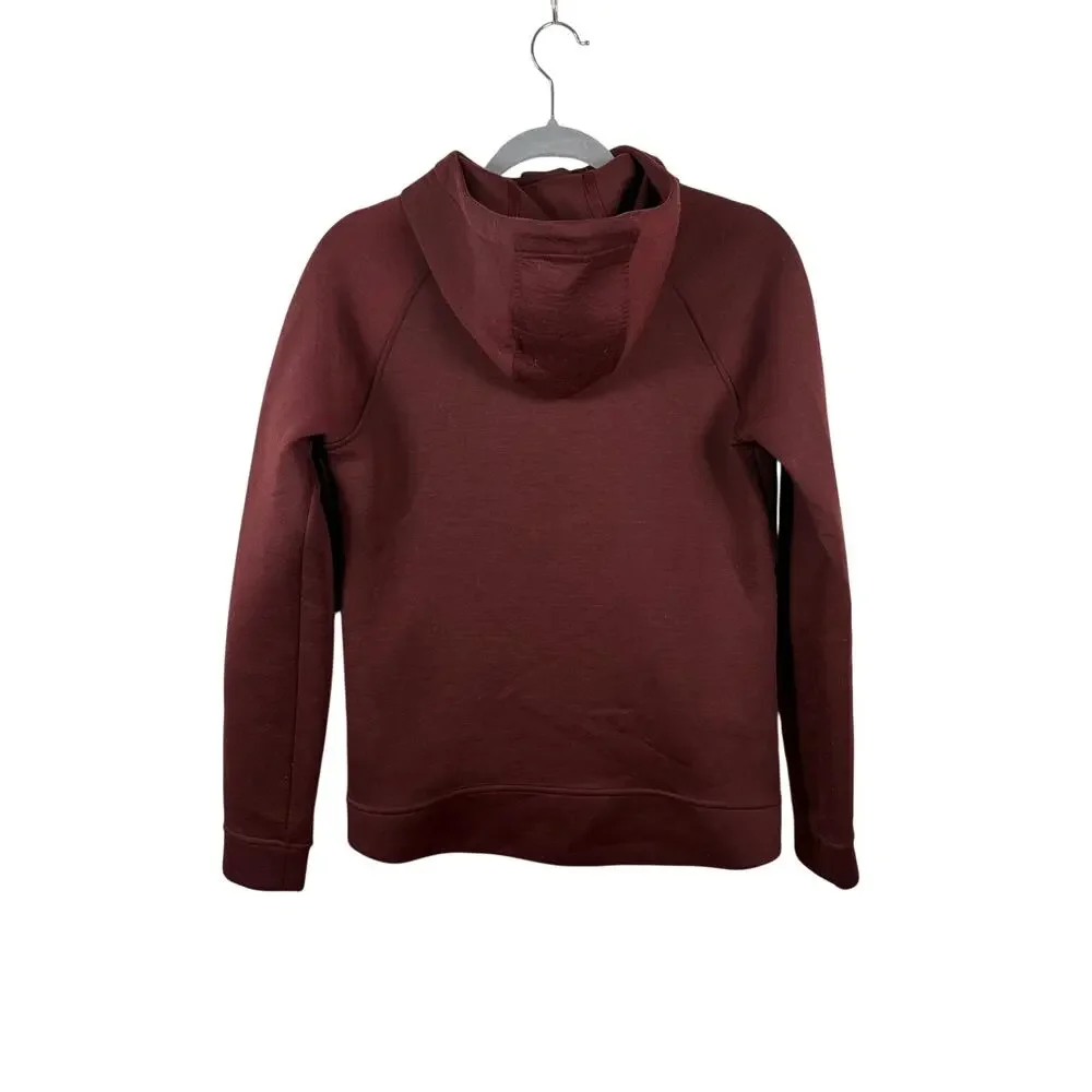 The North Face Jacket Women's Small Burgundy Snap Closure 3D Thermal - Picture 2 of 7